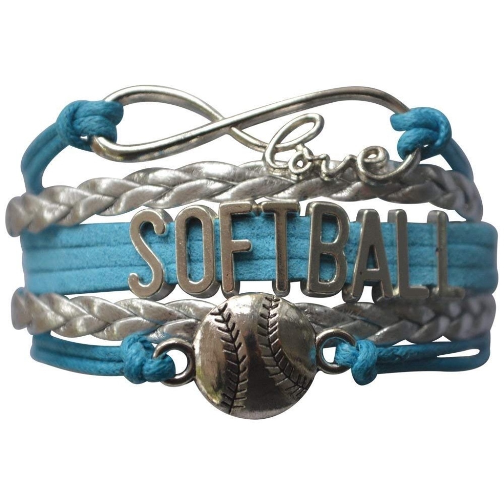 Infinity Collection Softball Bracelet- Girls Gift